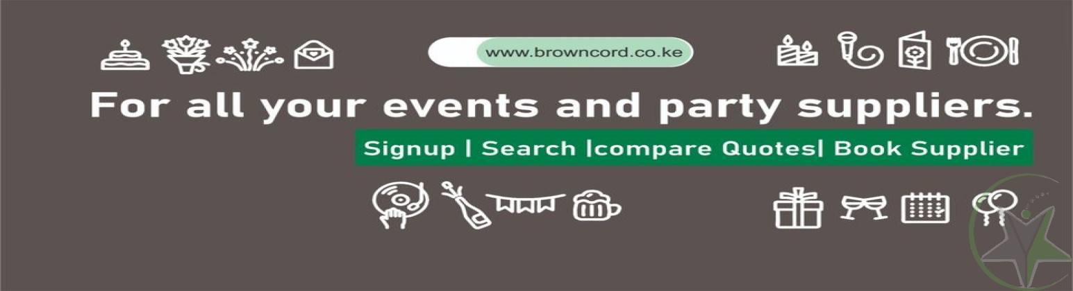 Cover Image of Browncord Events, expert Event Decorators in Nairobi South Africa